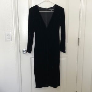 For love and lemons velvet midi dress